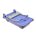 รถเข็นพื้นพลาสติก แฮนด์พับได้