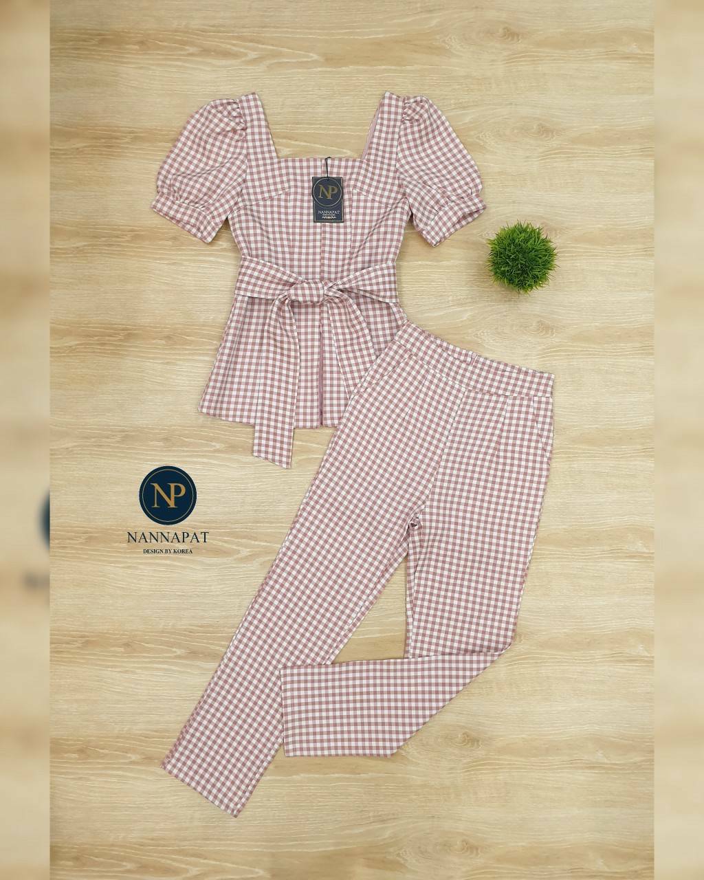 เสื้อซิปหลังกางเกงขายาวทรงสวย