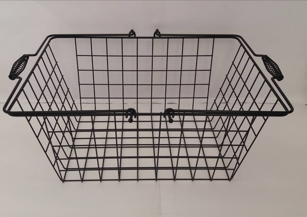 ตะกร้าโครเมียม ขนาดใหญ่ รุ่นหูสปริง