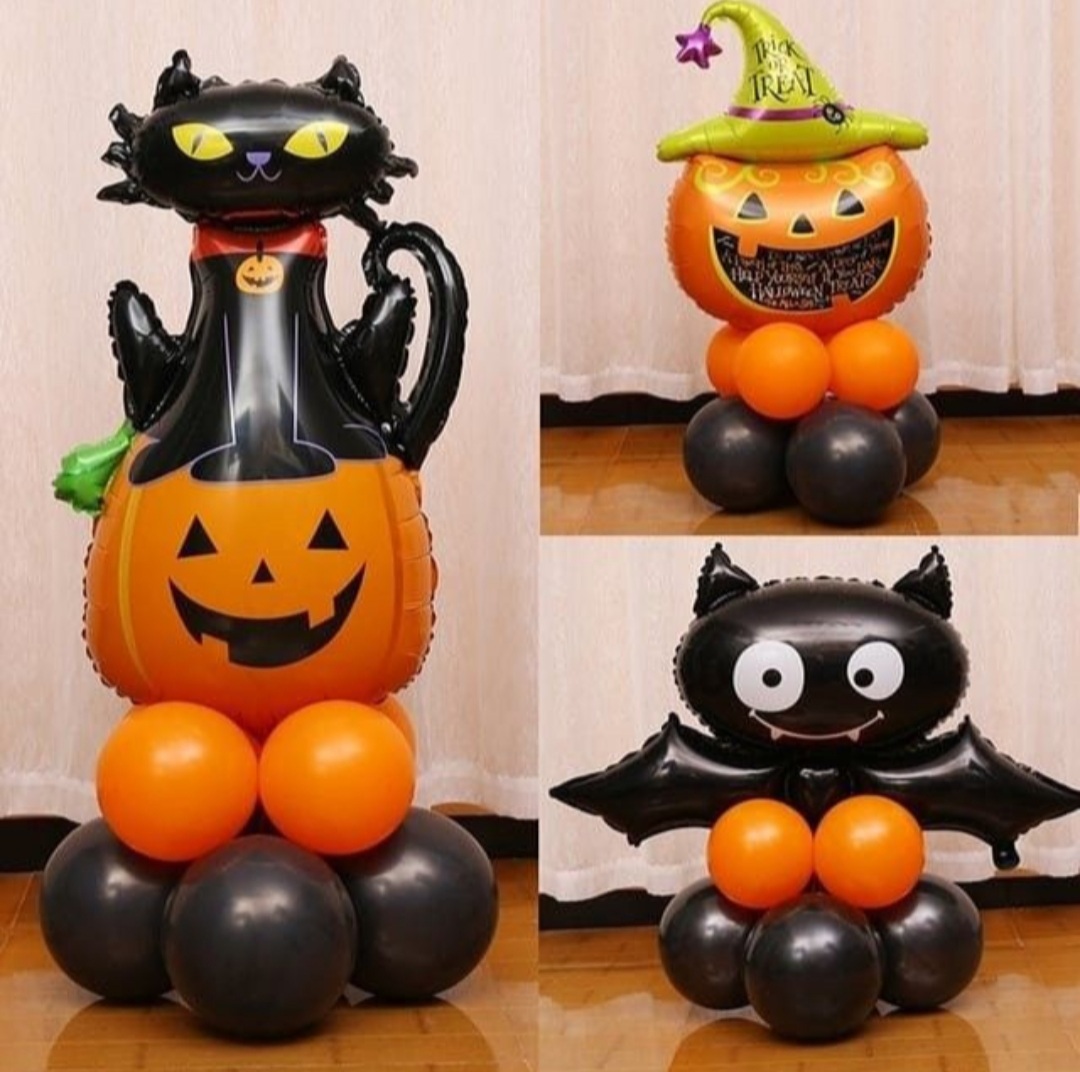 ลูกโป่งวันฮาโลวีน แบบตั้งพื้น 2 ชั้น Halloween Balloons
