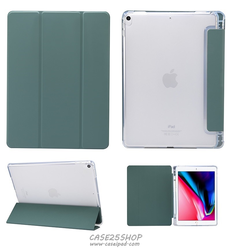 Smart Case หลังใสซิลิโคน TPU (มีที่เก็บปากกา) - เคส iPad Air 3 / Pro 10.5"