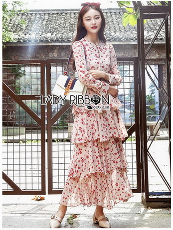 Lady Anne Little Red Layered Dress