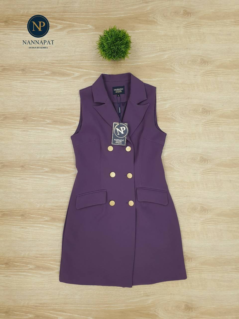 ผ้าสูทกระดุมหน้าตัวกระเป๋า