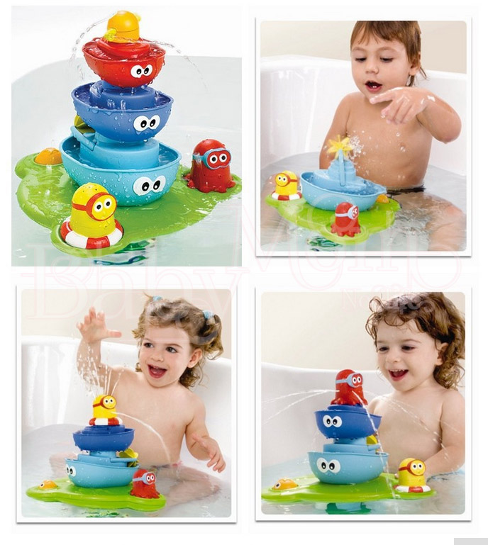 Fountain น้ำพุ bath toys ของเล่นในห้องน้ำ