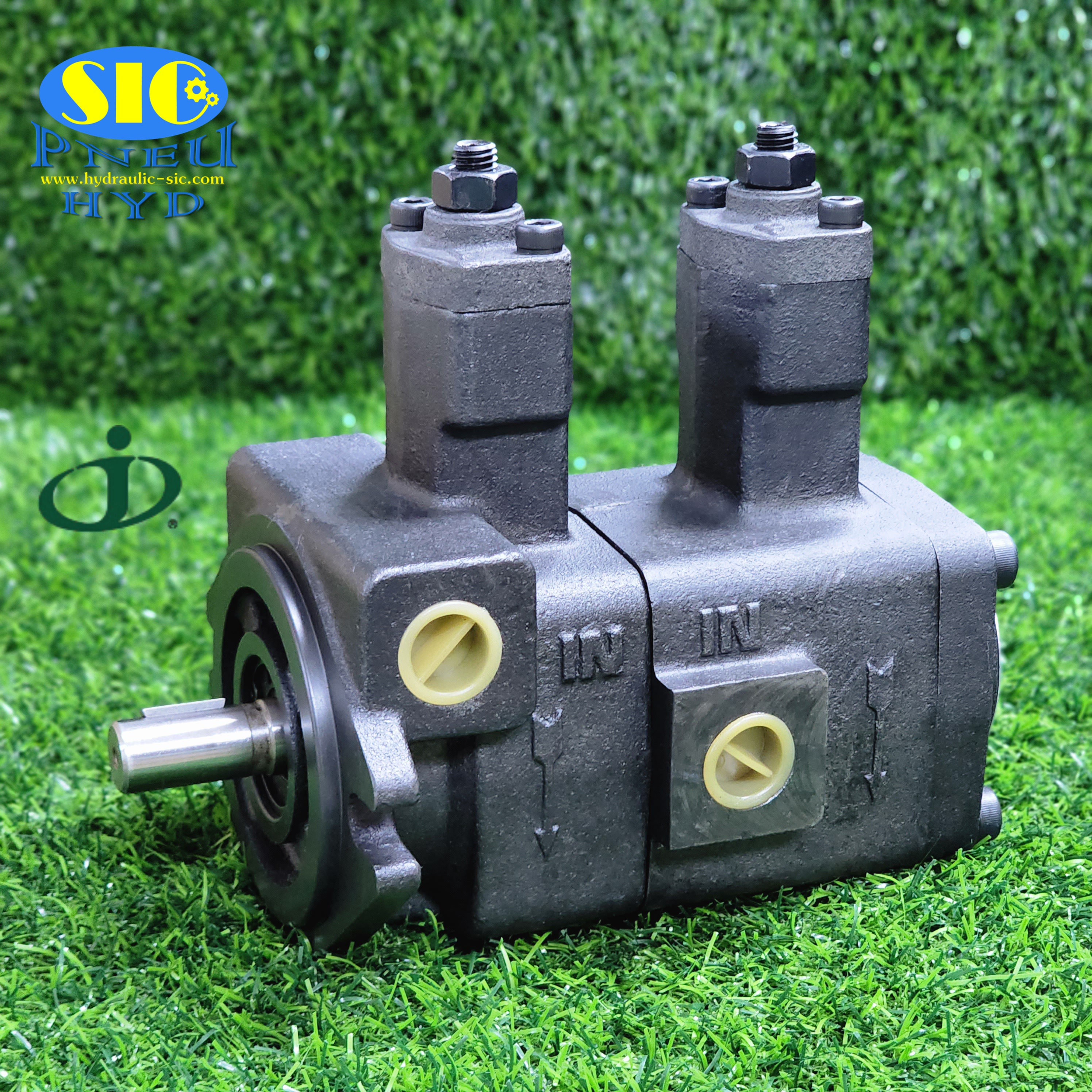 VP-DF1515,2020,3030,4040-D : Double Variable Vane Pump , ปั้มไฮดรอลิค2ตอนแบบใบพัด ปรับค่าได้ JUNTAI