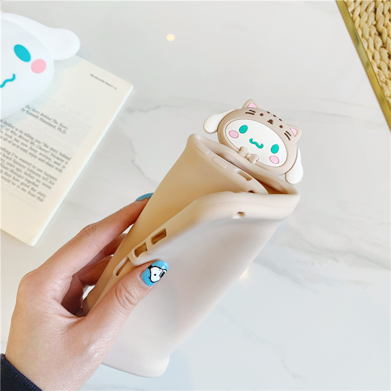 เคสซิลิโคนการ์ตูนชินนามอนโรล (ใส่ปากกาได้) - เคสไอแพดมินิ 1/2/3