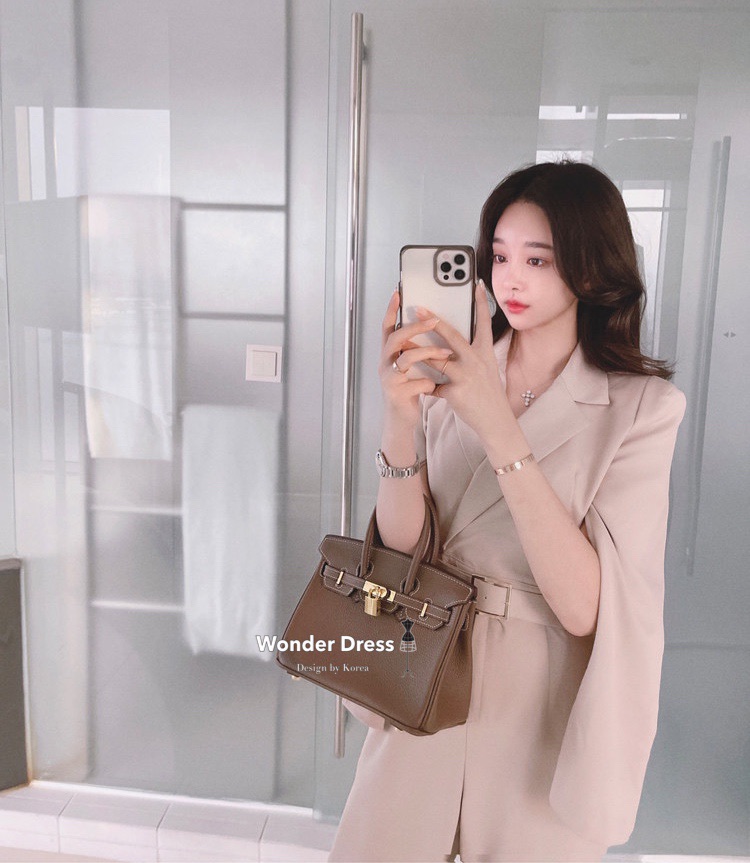 จั๊มสูทรทงสวย เนื้อผ้าเครป