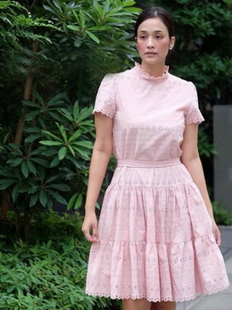 Embroidered Cotton Dress เดรสผ้าคอตตอน