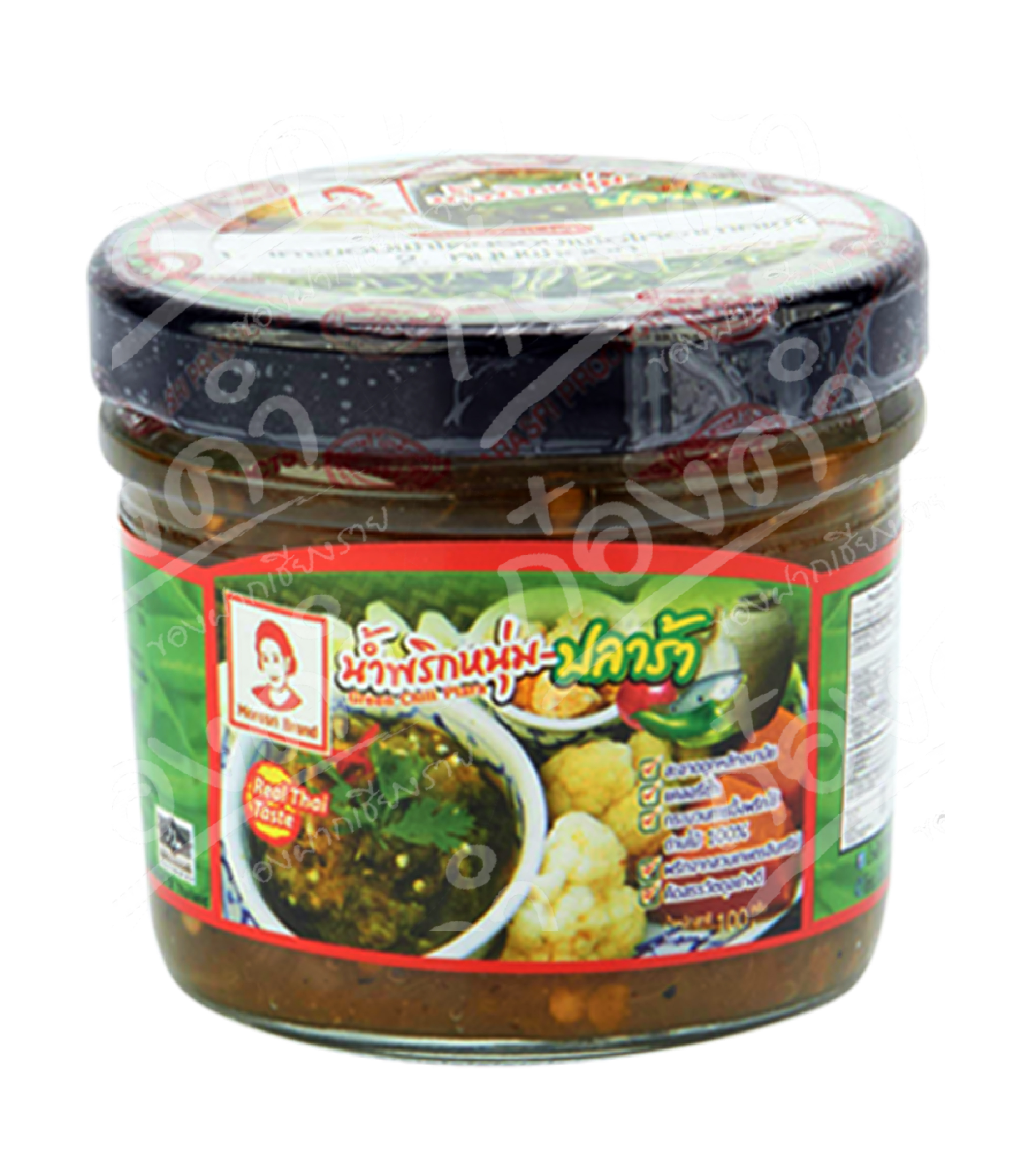 น้ำพริกหนุ่ม มารศรี (รสปลาร้า) กระปุก 100 กรัม