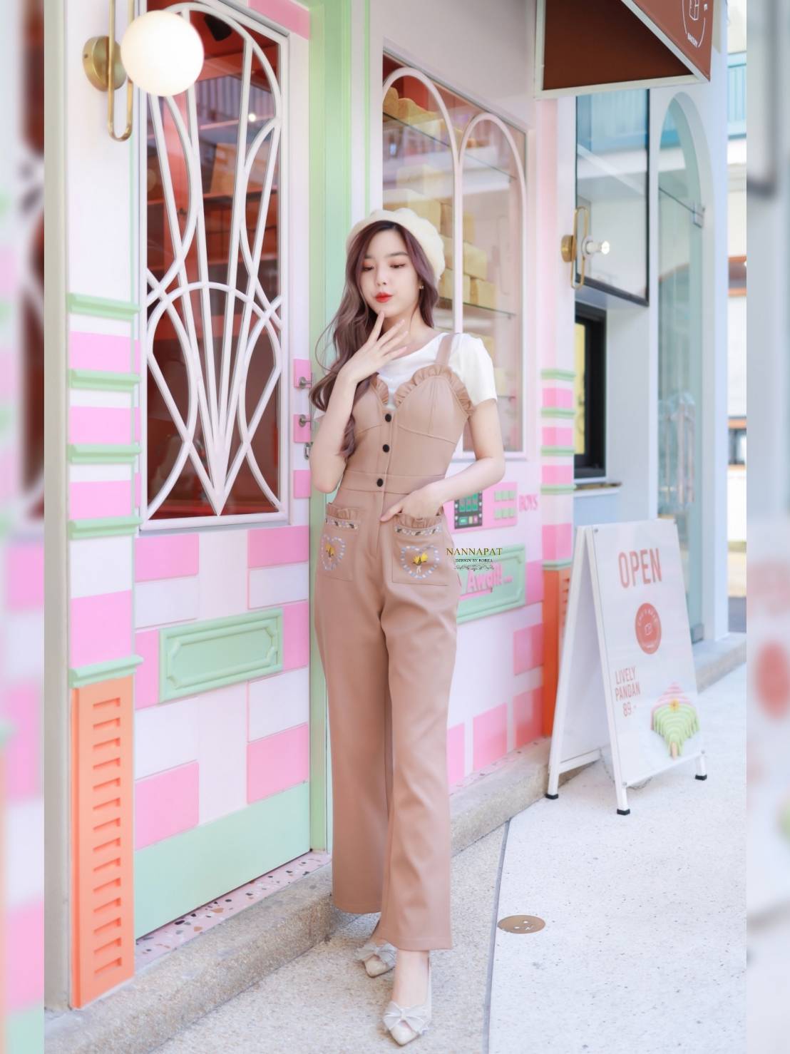 จั้มงานกระดุม+ซิป ทรงสวย