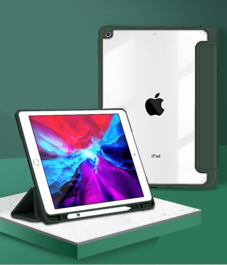 Smart Case Shockprrof หลังใส (มีที่เก็บปากกา) - เคส iPad 10.2" Gen 7/8/9