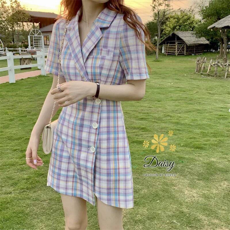มินิเดรสทรงคอปกสูท