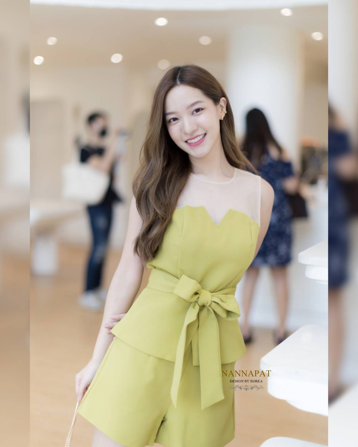 ผ้าซีทรู กางเกงมีกระเป๋าข้าง