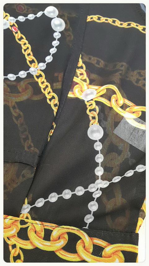 จั๊มสูทขาสั้น+ผ้าคลุม งานเกาหลีผ้าชีฟอง