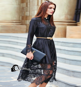 long dress ผ้าซาติน เสื้อผ้าแฟชั่น เสื้อผ้าแฟชั่นเกาหลี Cliona