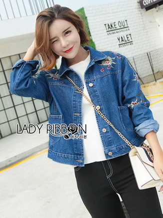 Lady Denim Jacket แจ๊กเก็ต