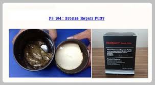 SealxpertPS104 Bronze Repair Puttyกาวอีพ็อกซี่มีเนื้อทองแดงและดีบุกผสมใช้ได้ดีกับทองแดง,ดีบุก,อัลลอยด์ ทองเหลืองโลหะผสมเช่นเพลาเหล็กหล่อและอะไหล่ต่างๆสีทองเหลืองสนใจติตต่อการะเกด081-9218788/086-3742729
