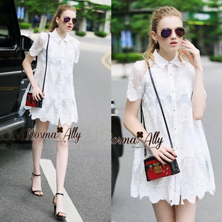 Lady Ribbon Online ขายส่งเสื้อผ้าแฟชั่นออนไลน์ เสื้อผ้า Normal Ally NA02080816 🎉Normal Ally Present Embroider prince dress 🎉
