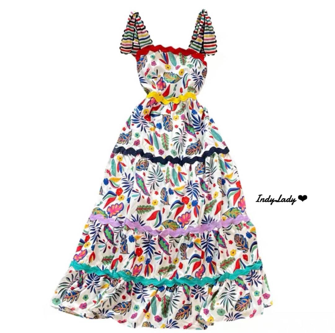 Maxi dress ตัวเดรสสายเดี่ยว