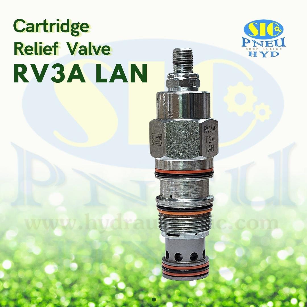 RV3A-T2A-LAN Cartridge Relief Valve เทียบ SUN Hydraulic รุ่น RVEA-LAN