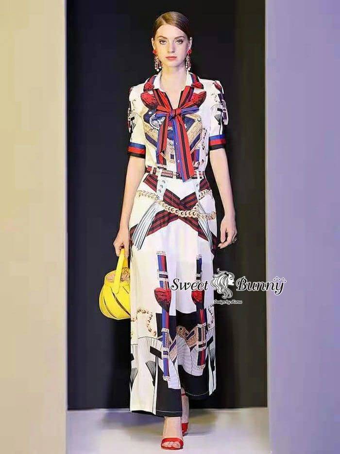เสื้อเชิ้ตคอวีแขนสั้น กระดุมหน้า เสื้อทรงสวย