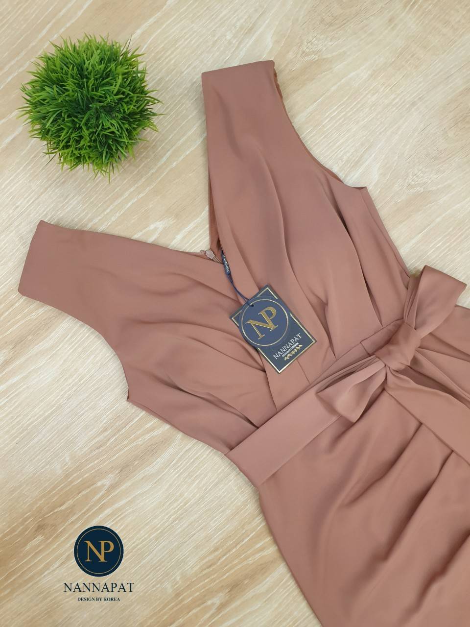 เดรสพร้อมสายผูกเอว