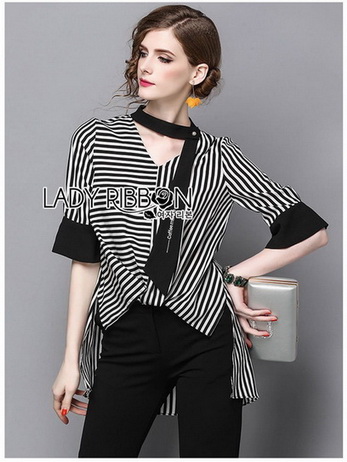 Lady Poppy Minimal Chic Striped