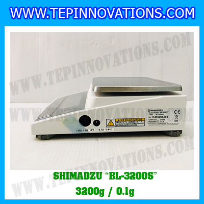 เครื่องชั่งดิจิตอลทศนิยม1ตำแหน่ง BL-3200S พิกัด 3200g x 0.1g เครื่องชั่งละเอียดสูง3200g เครื่องชั่งน้ำหนัก3200g ตาชั่ง3200กรัม ตาชั่งน้ำหนัก3200g ยี่ห้อ SHIMADZU รุ่น BL-3200S