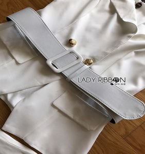 Sexy Mini Suit Set Lady Ribbon เสื้อสูทแขนกุด