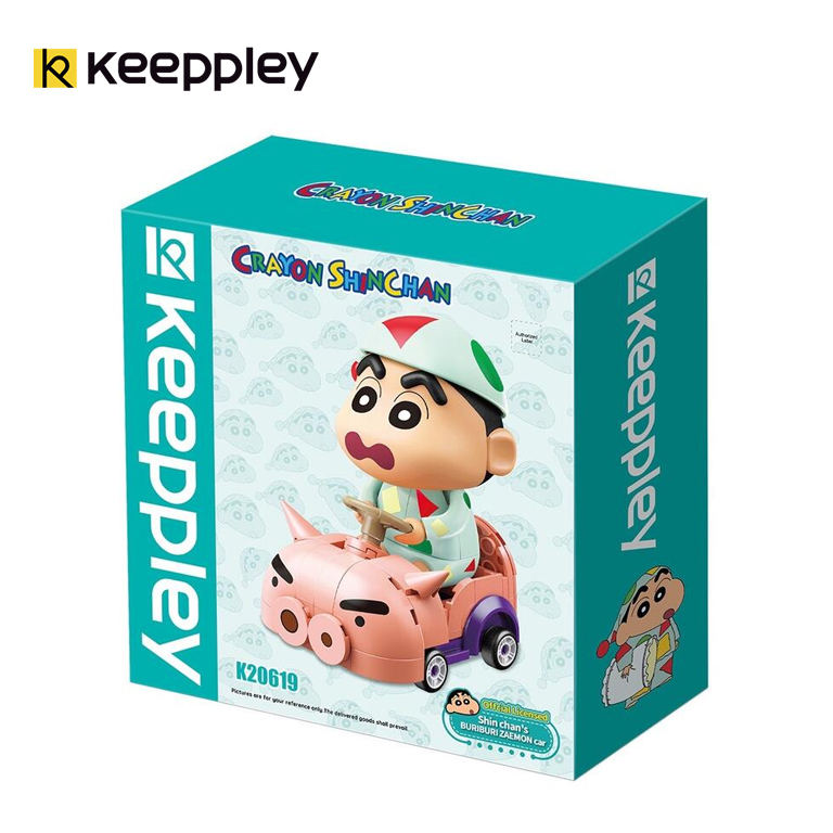 (สินค้าลิขสิทธิ์แท้) ชุดตัวต่อการ์ตูน ชินจังจอมแก่น x Keeppley
