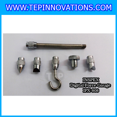 เครื่องวัดแรงดึงแรงกดแบบดิจิตอล INSPEX รุ่น IPX-808 ทดสอบแรงดึงแรงกด Force Gauge วัดแรงดึงขนาด 500 นิวตัน แรงกด แรงผลัก Digital Forece Gauge วัดแรงดึง วัดแรงกด