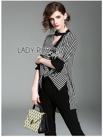 Lady Poppy Minimal Chic Striped