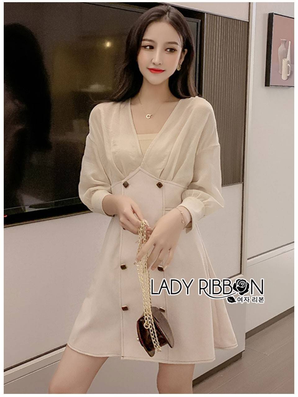 เดรสสไตล์สาวเกาหลี ลุคนี้ใส่ทำงาน