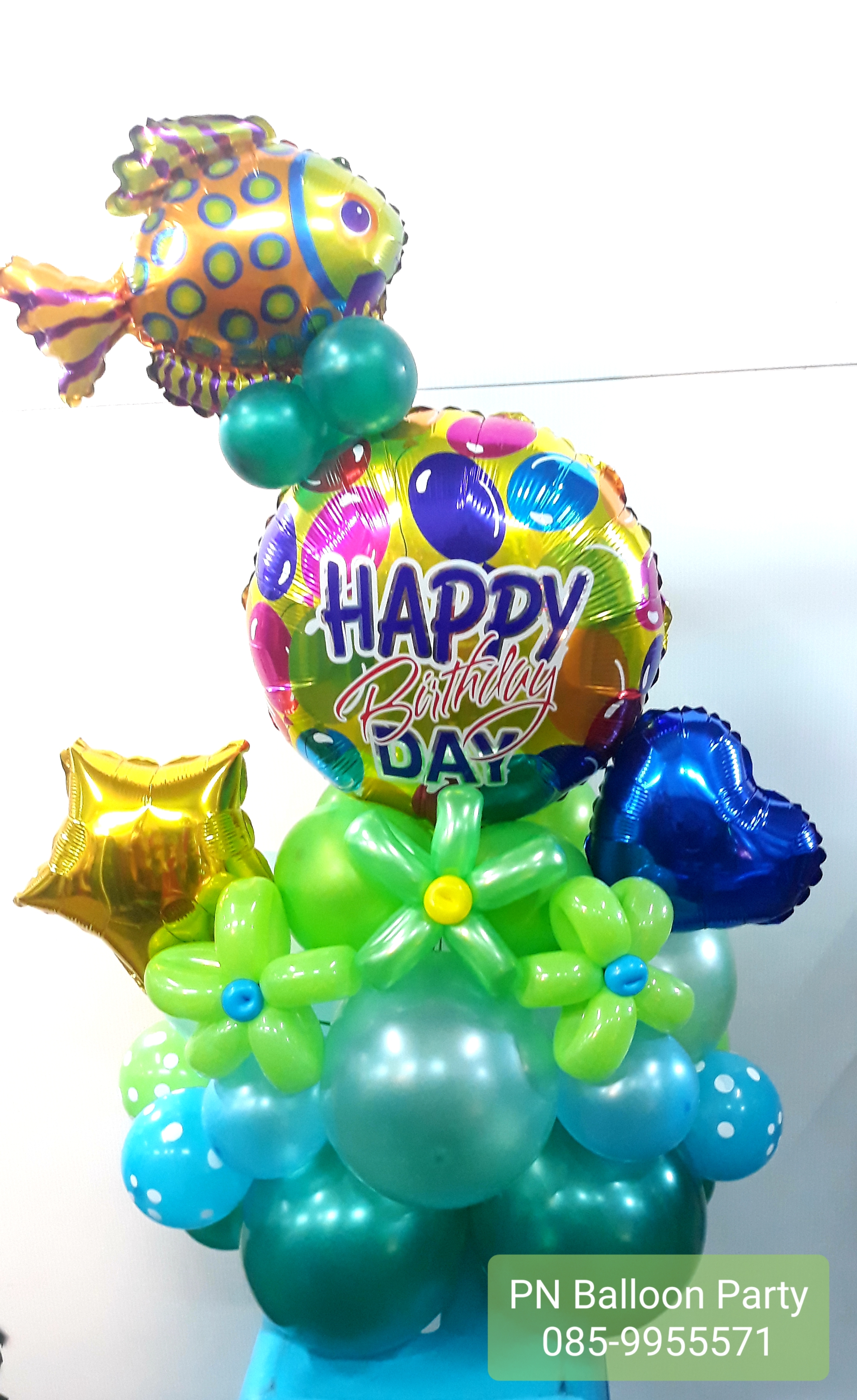 ลูกโป่งวันเกิดแบบต้องวางกับพื้น Birthday Balloons