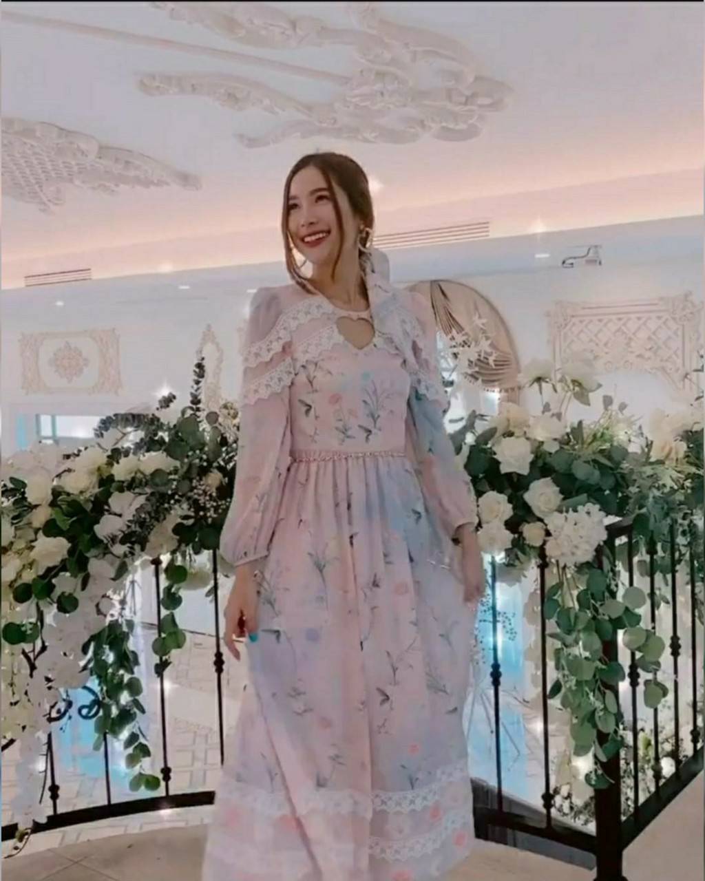 เดรสยาวผ้าชิฟฟ่อนเนื้อดี