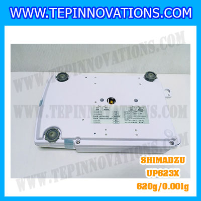 เครื่องชั่งดิจิตอล ทศนิยม 3 ตำแหน่ง รุ่น UP623X 620gx0.001g เครื่องชั่งละเอียดสูง620g เครื่องชั่งน้ำหนัก620g ตาชั่ง620กรัม พิกัดน้ำหนัก 620g ความละเอียด 0.001g ยี่ห้อ SHIMADZU รุ่น UP623X