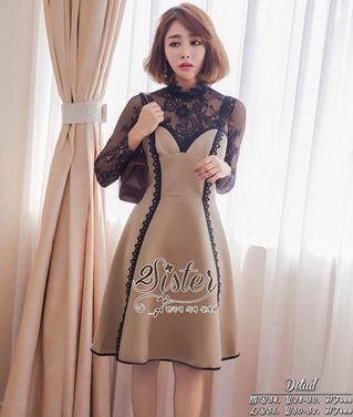 เสื้อแขนยาวผ้าหนากระโปงบาน