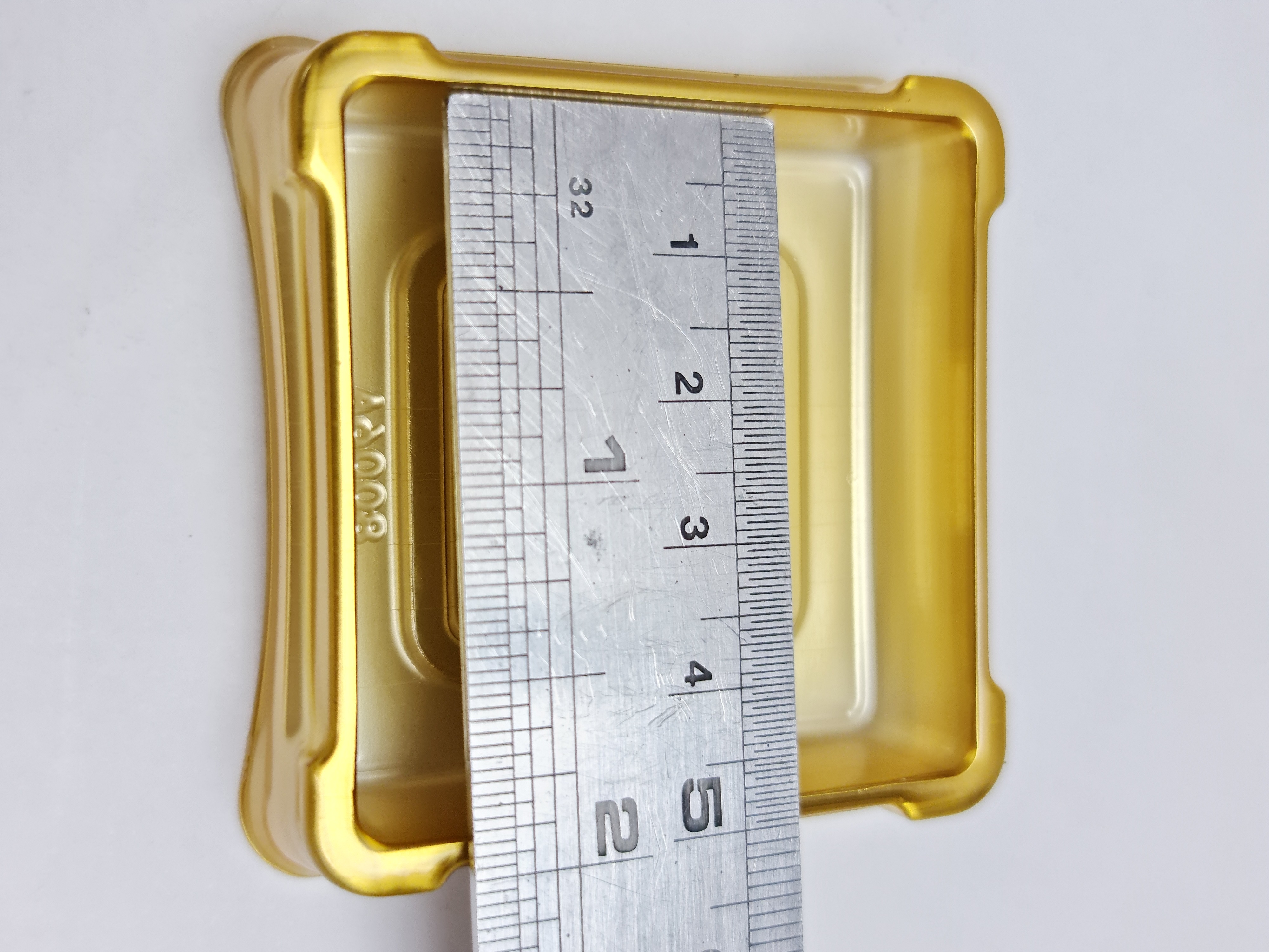 ✅🇹🇭 กล่องเบเกอรี่ 4.5cm. A6008 ทอง+ฝาใส ~50ชุด/แพ็ค กล่องขนมไหว้พระจันทร์ ขนมเปี๊ยะ ขนมไหว้ bbpo j12