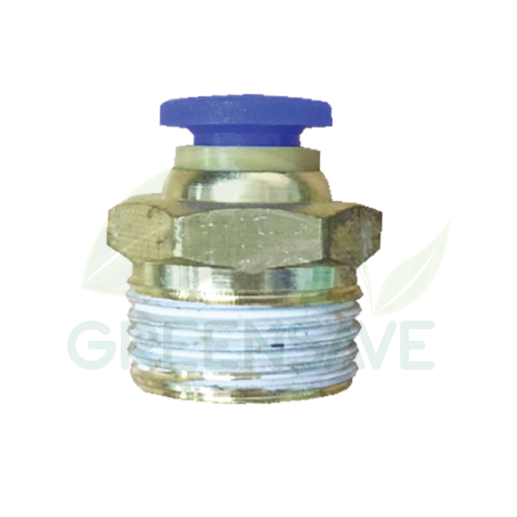 ข้อต่อ ขนาด 6 mm เกลียวนอก 3 หุน สำหรับสายน้ำPU และหัวพ่นหมอก