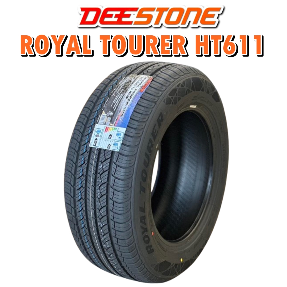 ยางรถยนต์ ขนาด 245/65R17 รุ่น ROYAL TOURER HT611 ยี่ห้อ Deestone (แถมจุ๊บลม)