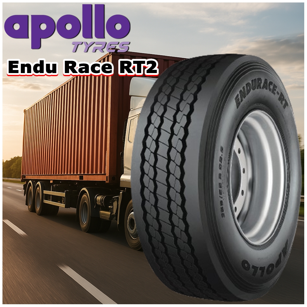ยางรถบรรทุก เรเดียล ขนาด 11R22.5 รุ่น Endu Race RT2 16PR ยี่ห้อ APOLLO