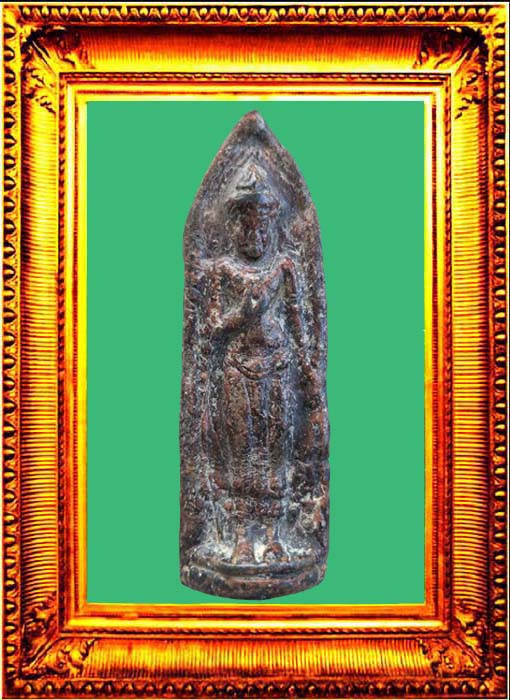 พระร่วงยืนหลังลายผ้าลพบุรี องค์ที่ 1