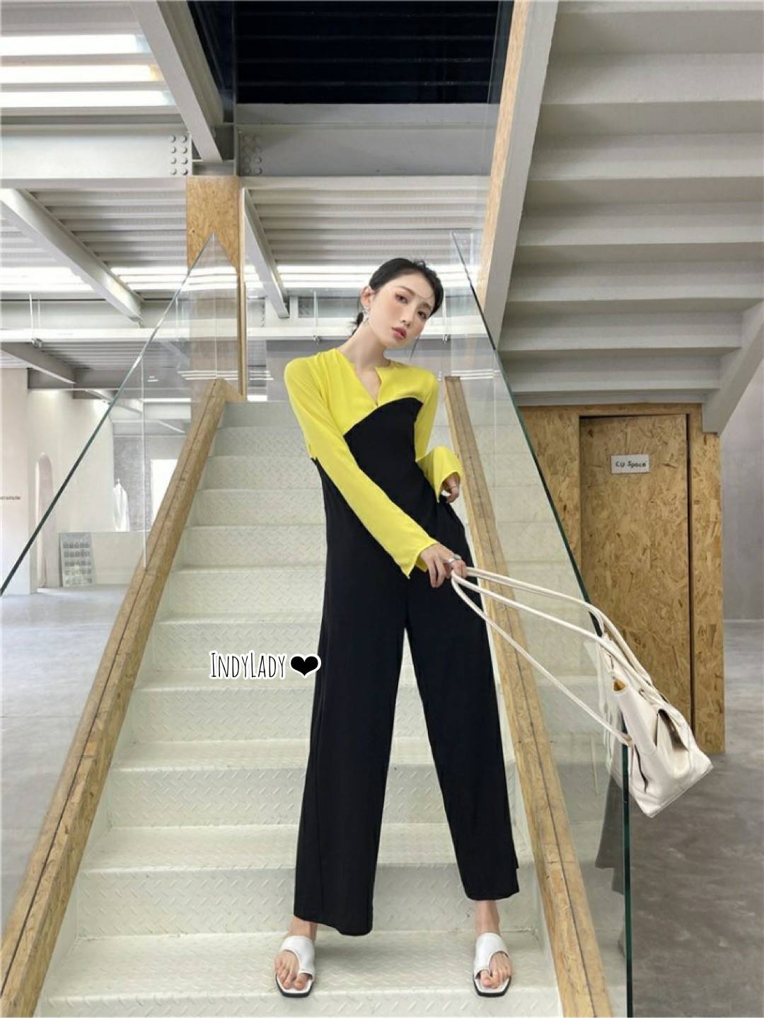 Jumpsuit ขายาว แขนยาว