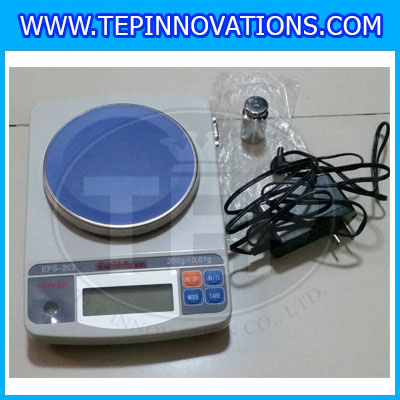 เครื่องชั่งละเอียดสูงทศนิยม2ตำแหน่ง รุ่น EPS พิกัด 300g x 0.01g เครื่องชั่ง300g เครื่องชั่งดิจิตอล300กรัม เครื่องชั่งน้ำหนัก300g ตาชั่งดิจิตอล300กรัม ตาชั่งละเอียดสูง300g รุ่น EPS-302