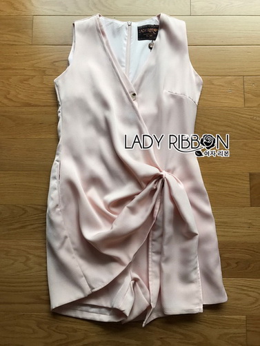 Playsuit Lady Ribbon เพลย์สูทจับเดรป