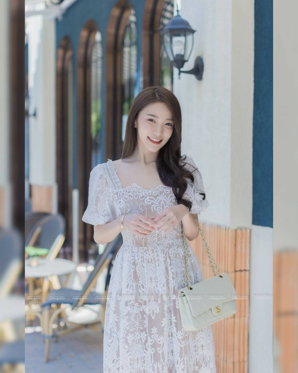 เดรสซิปหลังแขนตุ๊กตาใส่ไปวัดทำบุญ