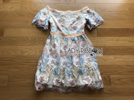 Pastel Lace Dress เดรสผ้าลูกไม้สีพาสเทล