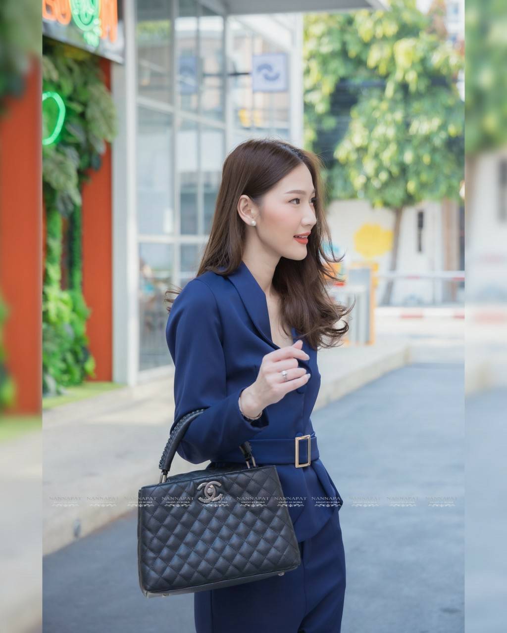 เสื้อกระดุมหน้ากางเกงมีกระเป๋าข้าง