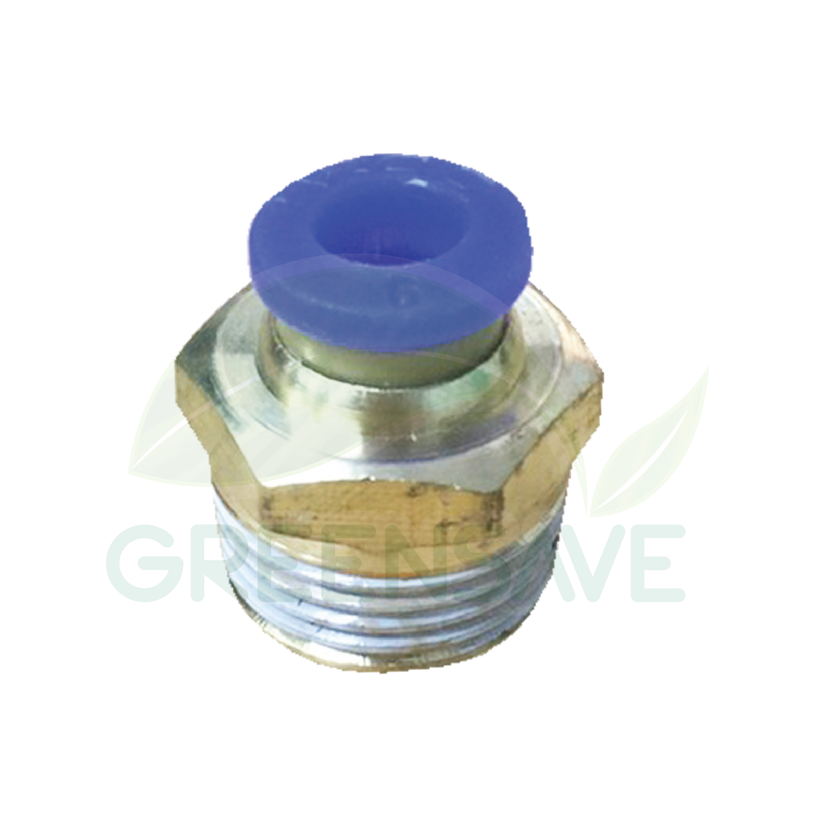 ข้อต่อ ขนาด 8 mm เกลียวนอก 3 หุน สำหรับสายน้ำPU และหัวพ่นหมอก