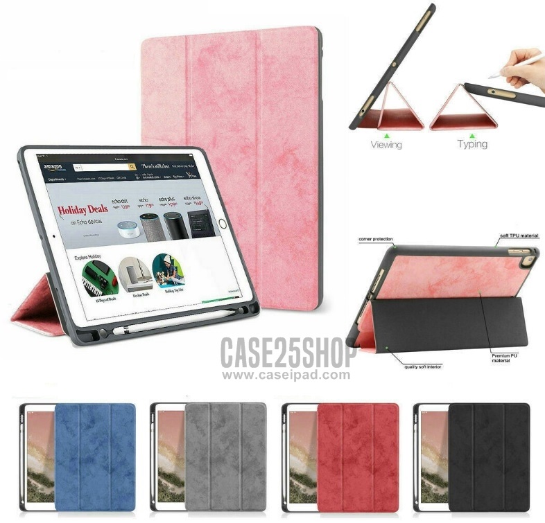 i-Crown (มีที่เก็บปากกา Apple Pencil) - เคส iPad 10.2" Gen 7/8/9